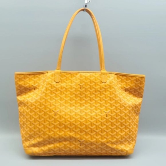100% Authentic Goyard Yellow Leather Tote Bag - Picture 2 of 11